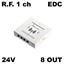 Immagine di distributori mek smart rf 1ch edc 8 out 24vdc receiver rf 1 canale                                                                                           