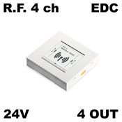 Immagine di distributori mek smart rf 4ch edc 4 out 24vdc receiver rf 4 canali                                                                                           