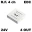 Immagine di distributori mek smart rf 4ch edc 4 out 24vdc receiver rf 4 canali                                                                                           