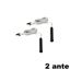 Immagine di interruttori led ir 2 ante 24v monoc.nero ir door tube in/out 24v                                                                                           