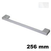 Immagine di Maniglia U9020 A interasse 256 mm metallo pressofuso finitura bianco opaco 