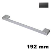 Immagine di Maniglia U9020 F interasse 192 mm metallo pressofuso finitura antracit e satinato 