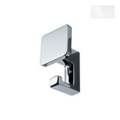 Immagine di Portabito U273 metallo pressofuso finitura bianco opaco 