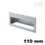Immagine di Maniglia U9045 A da incassare 110x42 mm metallo pressofuso finitura bianco opaco 