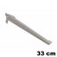 Immagine di reggimensole combi sys vite cm. 33 argento c/piega da avvitare                                                                                           