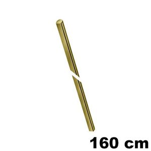 Immagine di aste tonde fe mm. 6 x 5 cm. 160 oro luc.                                                                                            