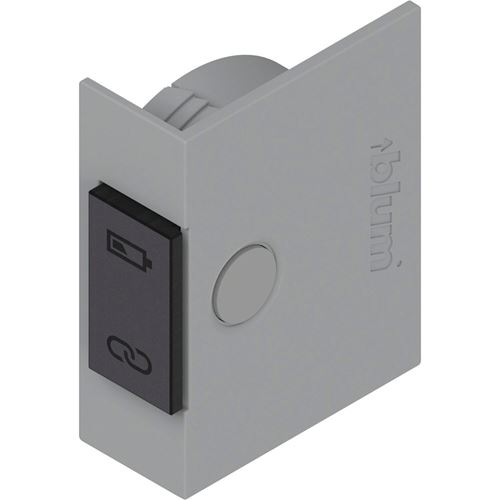Immagine di 23P5020 SCHALT V20 WGR - interruttore SERVO-DRIVE per AVENTOS simmetrico grigio chiaro 