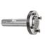 Immagine di Alberino CNC per fresa P-System 2° con superficie di sostegno diametro 30 mm codolo diametro 20x50 mm L85 mm 4 fori M4 su corona diametro 48 mm 