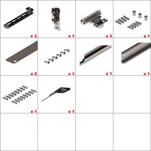 Immagine di ante concepta iii 25 basic set dx 25 kg. altezza 1200/2200 mm.                                                                                           