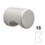 Immagine di pomoli m105 c mm.15 alluminio argento h mm. 22                                                                                           