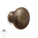 Immagine di pomoli m224 a mm.27 metallo bronzo sfumato h mm. 24                                                                                           