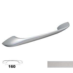 Immagine di maniglie m3000 a mm. 160 metal cromo lucido h 22                                                                                           