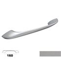 Immagine di maniglie m3000 a mm. 160 metal cromo satinato h 22                                                                                           
