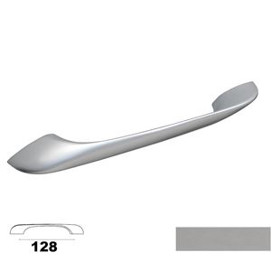 Immagine di maniglie m3000 b mm. 128 metal cromo satinato h 22                                                                                           