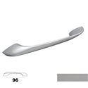 Immagine di maniglie m3000 c mm.  96 metal cromo satinato h 21                                                                                           