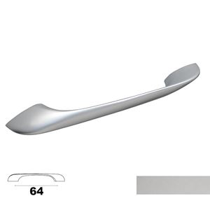 Immagine di maniglie m3000 d mm.  64 metal cromo lucido h 21                                                                                           