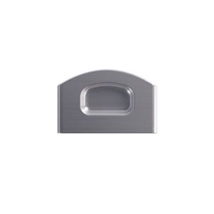 Immagine di maniglie m3020 c mm.  32 metal cromo satinato l  42 h 27                                                                                           