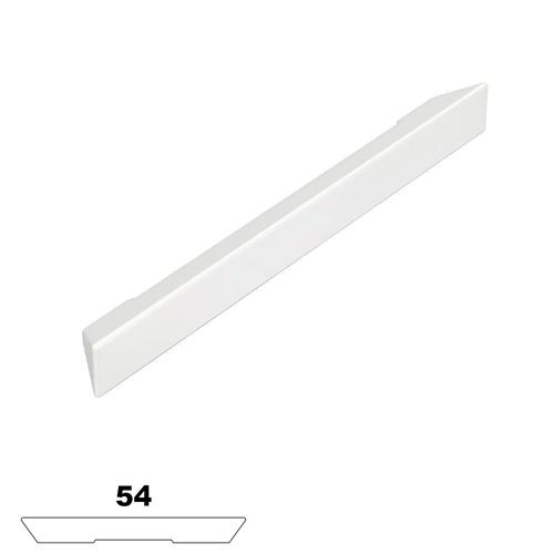 Immagine di maniglie m3320 d mm.  32 metal bianco l  54 h 18 i  32/ 16                                                                                           