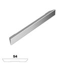 Immagine di maniglie m3320 d mm.  32 metal cromo lucido l  54 h 18 i  32/ 16                                                                                           