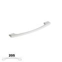 Immagine di maniglie m3960 b mm. 192 metal bianco opaco l 205 h 29 i 192/160                                                                                           