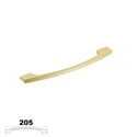 Immagine di maniglie m3960 b mm. 192 metal oro satinato l 205 h 29 i 192/160                                                                                           