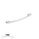 Immagine di maniglie m3960 c mm. 128 metal bianco opaco l 140 h 29 i 128/ 96                                                                                           