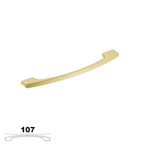 Immagine di maniglie m3960 d mm.  96 metal oro satinato l 107 h 29 i  96/ 64                                                                                           