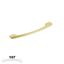 Immagine di maniglie m3960 d mm.  96 metal oro satinato l 107 h 29 i  96/ 64                                                                                           