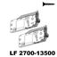 Immagine di 22F2500 KRAFTSP S2 ZN - AVENTOS HF T per anta a soffietto base forza con fattore di carico 2700-13500 (per 2 pezzi) adatto per SERVO-DRIVE 