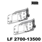 Immagine di 22F2510 KRAFTSP S2 ZN - AVENTOS HF T per anta a soffietto base forza con fattore di carico 2700-13500 (per 2 pezzi) con viti euro preinserite adatto per SERVO-DRIVE 