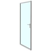 Immagine di Kit porta battente Pivot Grid larghezza fino a 1000 mm altezza fino a 3000 mm predisposta per serratura Polaris grezzo 