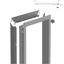 Immagine di Kit stipiti porta battente tirare Pivot larghezza fino a 1000 mm altezza fino a 3000 mm grezzo 