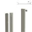 Immagine di Kit stipiti porta battente spingere Pivot senza traverso altezza fino a 3000 mm verniciato bianco ral 9002 