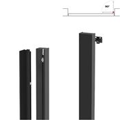 Immagine di Kit stipiti porta battente spingere Pivot senza traverso altezza fino a 3000 mm verniciato metalgrey 