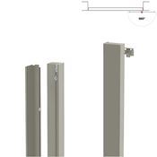 Immagine di Kit stipiti porta battente tirare Pivot senza traverso altezza fino a 3000 mm verniciato bianco ral 9002 