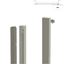 Immagine di Kit stipiti porta battente tirare Pivot senza traverso altezza fino a 3000 mm verniciato bianco ral 9002 