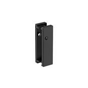 Immagine di Set placche per serratura porte battente Pivot Grid con solo foro maniglia verniciate metalgrey 