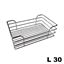 Immagine di colonne estr. cesti filo p42 l24 h12 cromo l. corpo 30 - in filo                                                                                           