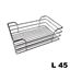 Immagine di colonne estr. cesti filo p42 l39 h12 cromo l. corpo 45 - in filo                                                                                           