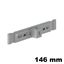 Immagine di colonne estraibili staffe mm. 146 argento corpo 20                                                                                           