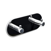 Immagine di ganci portasalviette tours/2 cromo l. c/biadesivo 3m                                                                                           