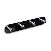 Immagine di ganci portasalviette tours/4 cromo l. c/biadesivo 3m                                                                                           