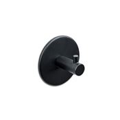 Immagine di ganci portasalviette tours/1 nero op. c/biadesivo 3m                                                                                           