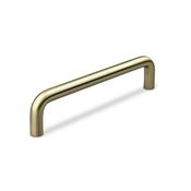 Immagine di maniglie barga mm 128 oro sat.                                                                                            
