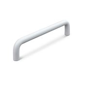Immagine di maniglie barga mm 128 bianco op.                                                                                            