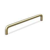 Immagine di maniglie barga mm 192 oro sat.                                                                                            