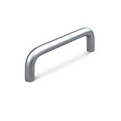 Immagine di maniglie barga mm  96 argento                                                                                            