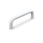 Immagine di maniglie barga mm  96 bianco op.                                                                                            