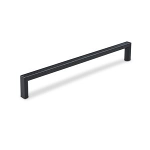 Immagine di maniglie calabro mm 192 nero op.                                                                                            