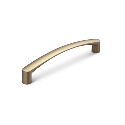 Immagine di maniglie celano mm 128 oro sat.                                                                                            